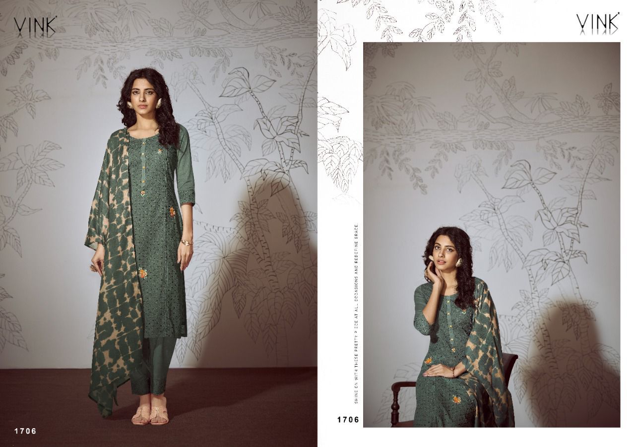 Vink Chikankari 3 Exclusive Wear Wholesale Readymade Suit Collection
